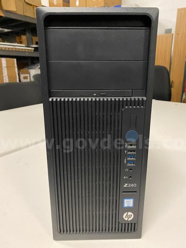 HP Z240 Tower Workstation – Xeon E3-1245 v5 | 16GB RAM | 256GB SSD | Windows 10 Pro - Pick Up in Los Angeles