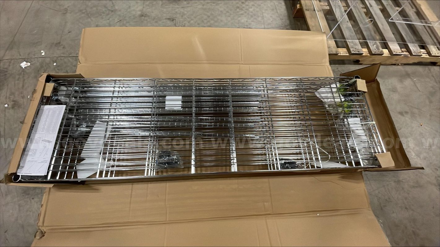 Chrome Wire Shelving Unit