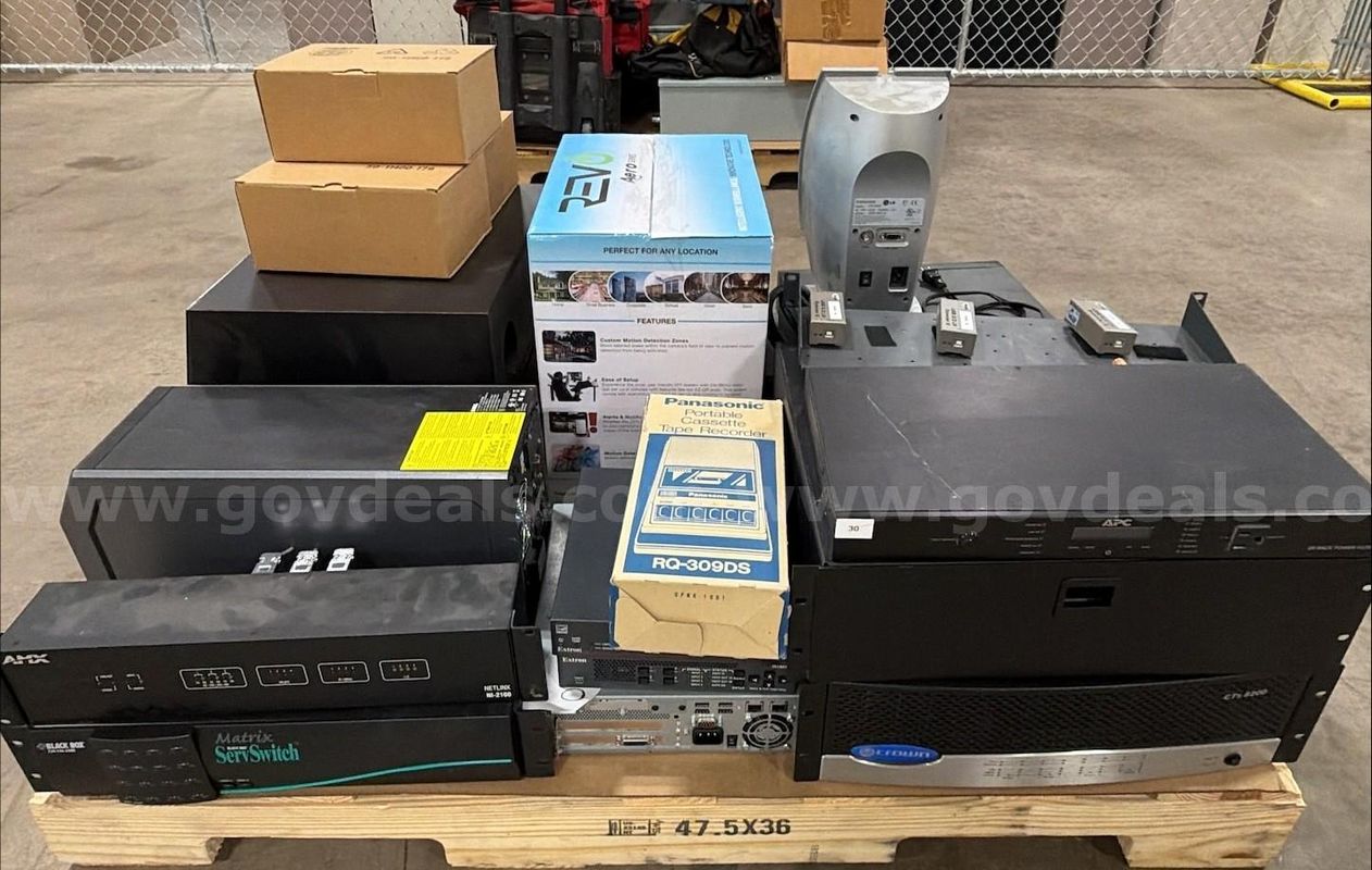 Assorted Networking, AV & Electronic Equipment