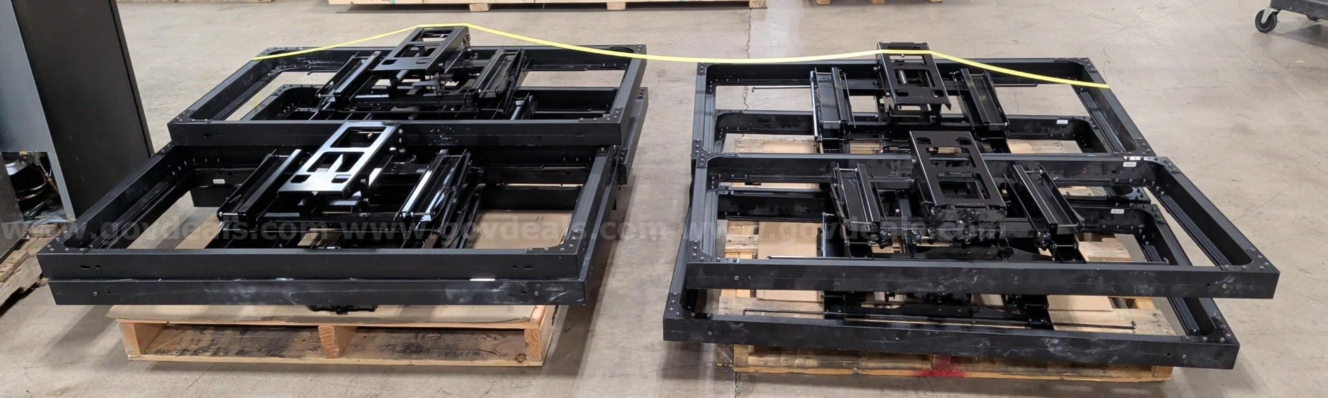 Lot of Adjustable Equipment Mounting Frames