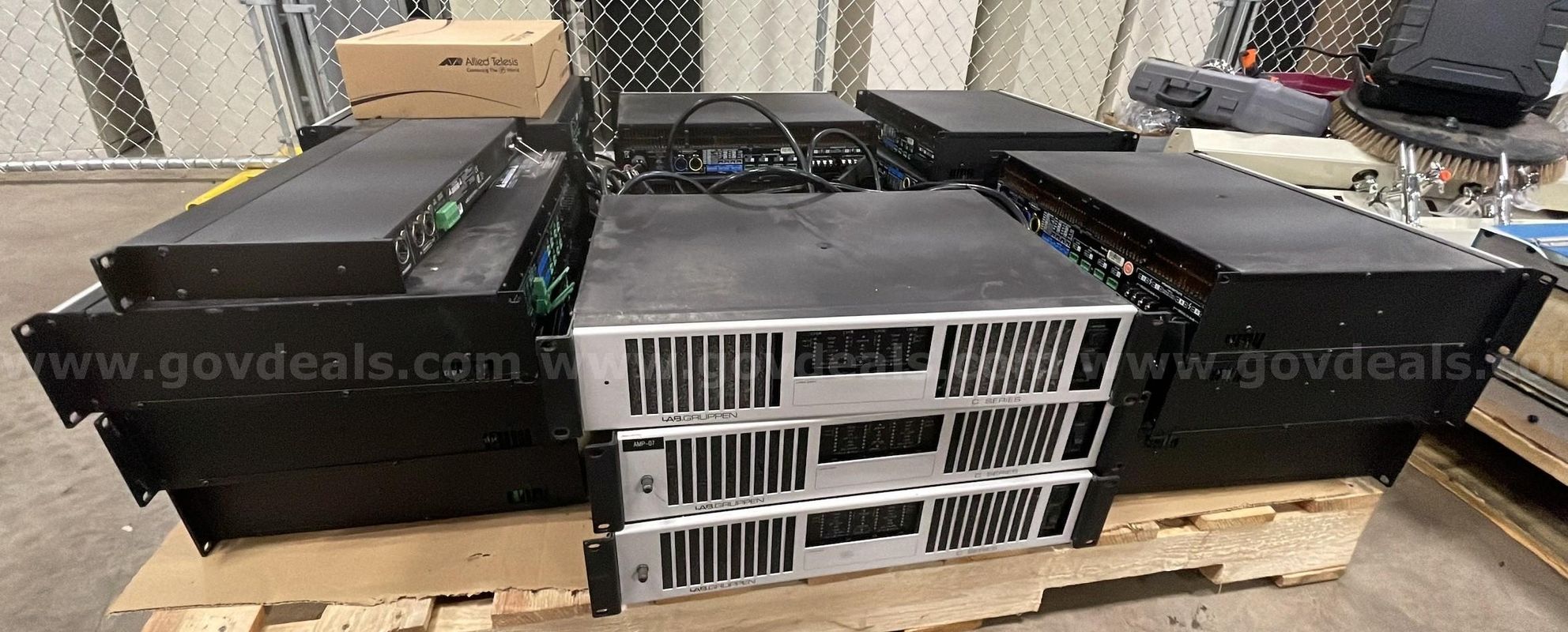 Lot of Lab Gruppen Audio Amplifiers & AV Equipment