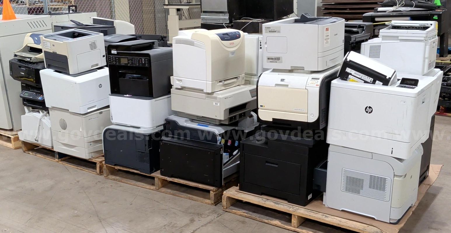 Various types of Printers (3 Pallets)