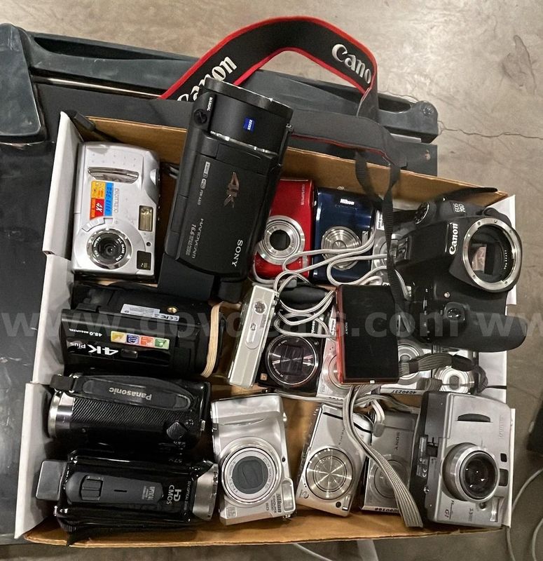 Lot of Digital Cameras, Camcorders & Accessories