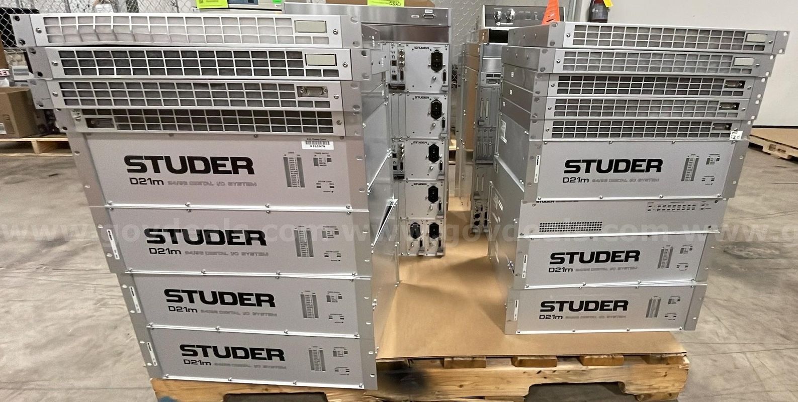 Lot of Studer Digital Audio Processing Systems