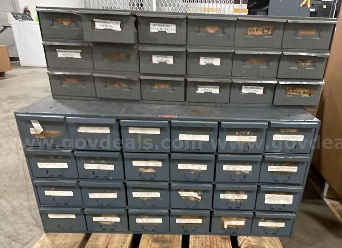 Industrial Multi-Drawer Parts Storage Cabinet