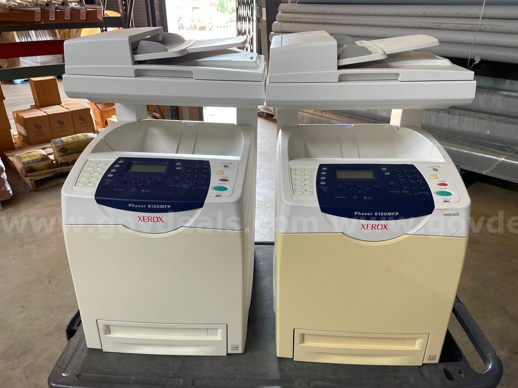 Two, Xerox Phaser 6180 MFP Printers