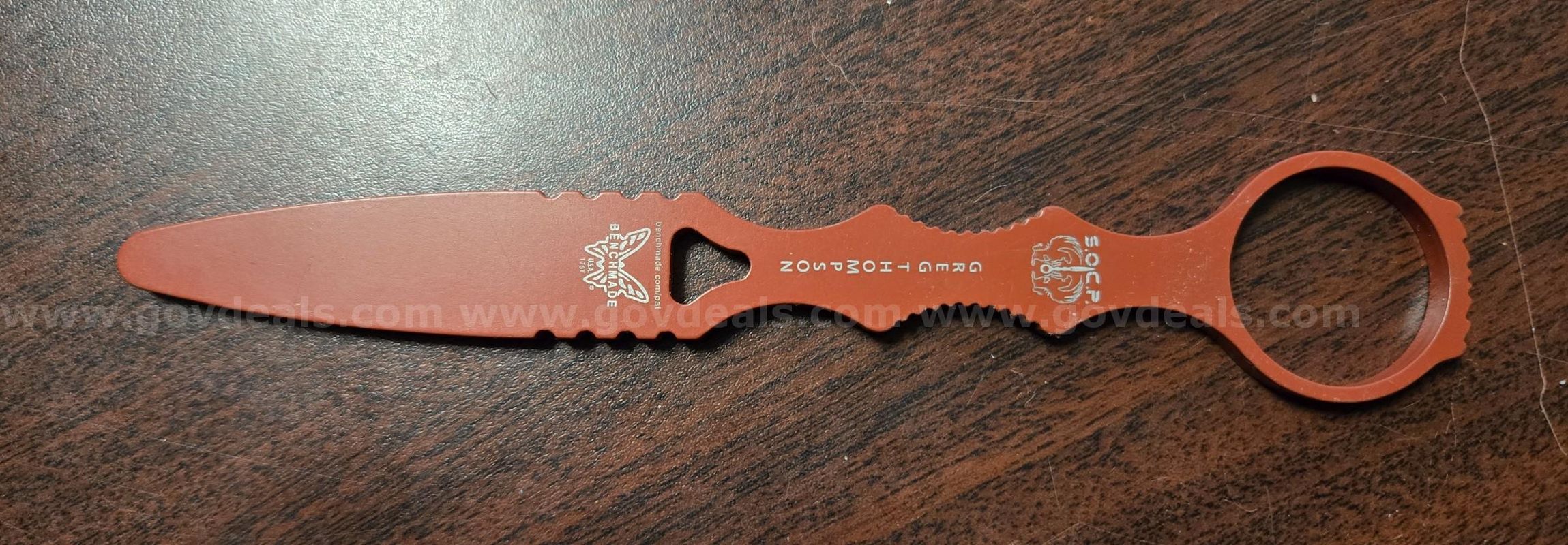 Benchmade - SOCP 176T Tactical Training Dagger (Juneau, AK)