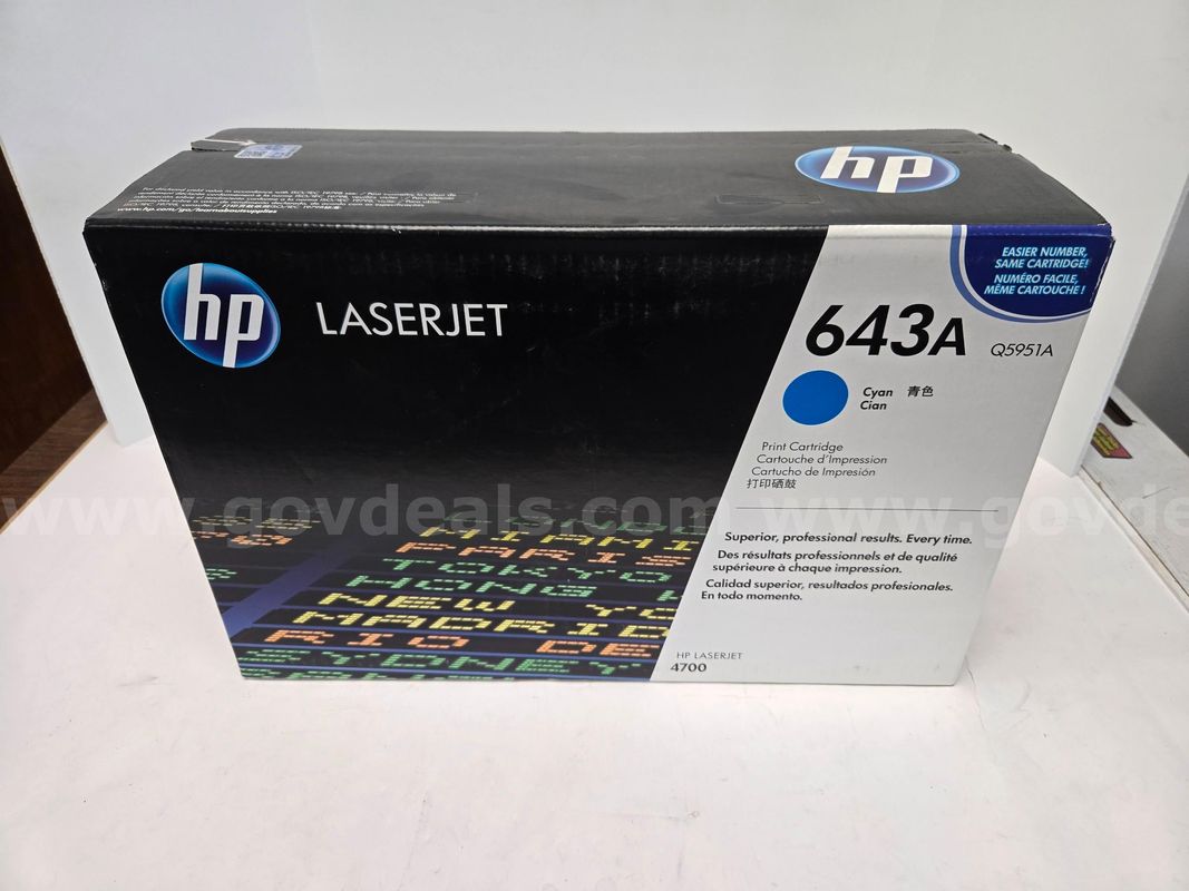 HP 643A Cyan Printer Cartridge (Anchorage, AK)