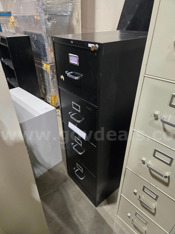 4-Drawer Legal File Cabinet w/ Lock & Key (Anchorage, AK)