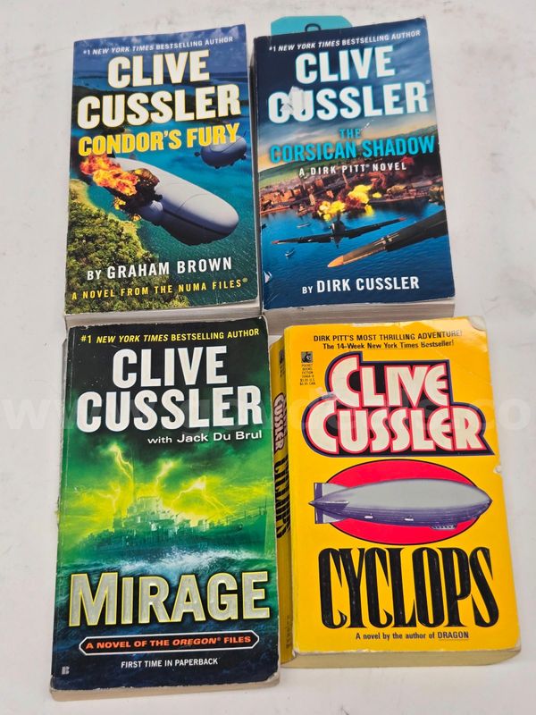 Clive Cussler Novels (Anchorage, AK)