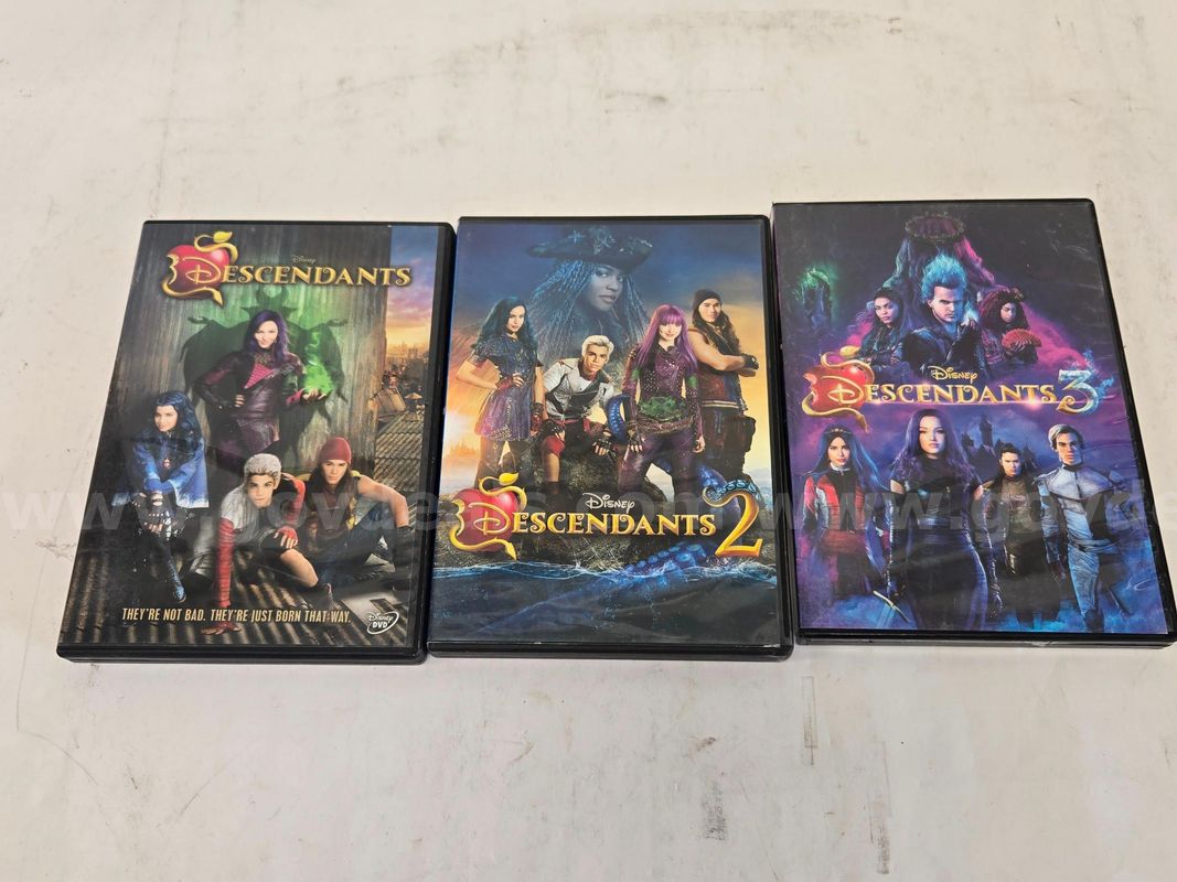 Descendants Trilogy DVDs (Anchorage, AK)