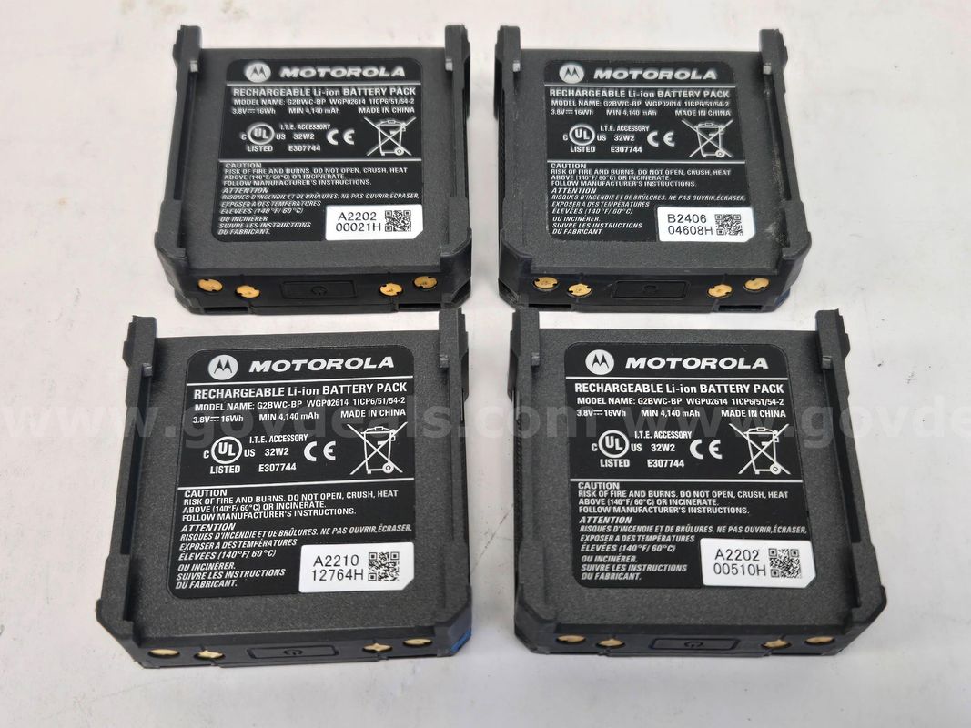 Motorola Watchguard V300 Body Camera Extra Batteries (Anchorage, AK)