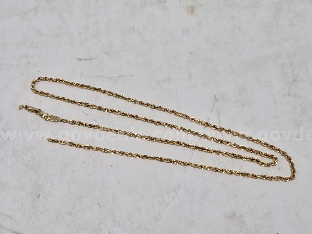 14k Gold Necklace (Anchorage, AK)