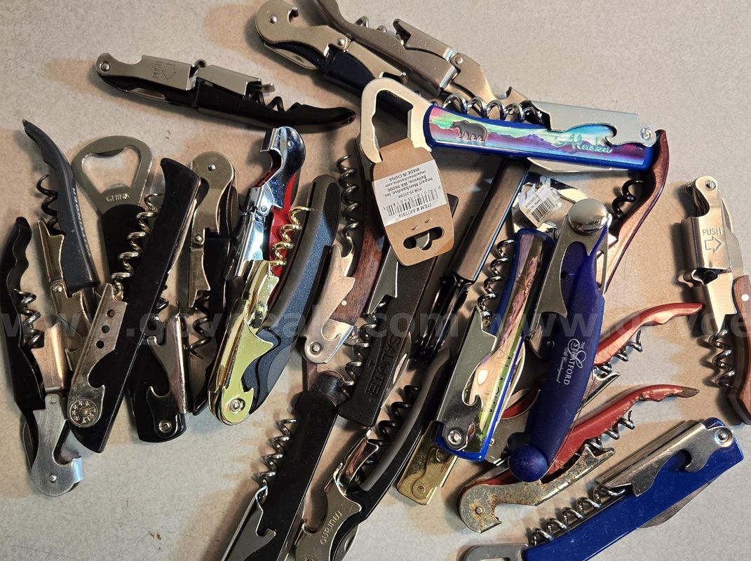 Assorted Bottle Openers/Corkscrews (Juneau, AK)