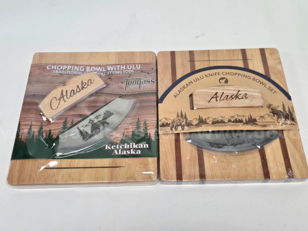 Ulu Knife and Chopping Bowl Sets (Anchorage, AK)