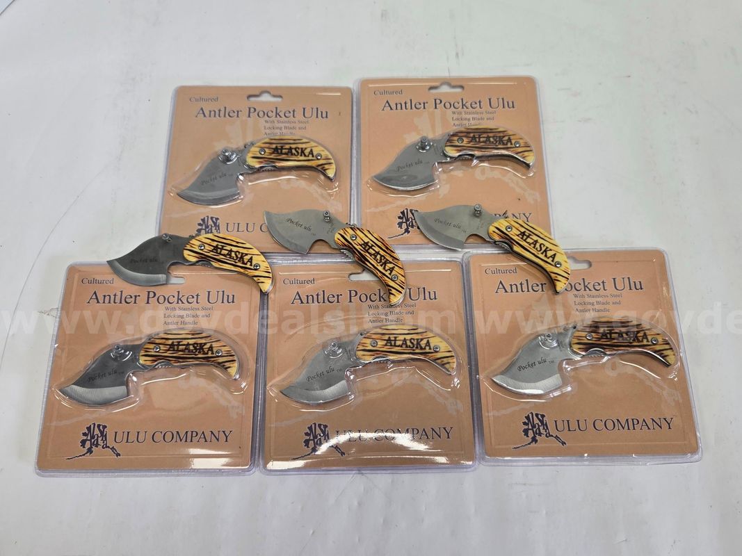 Cultured Antler Pocket Ulus (Anchorage, AK)