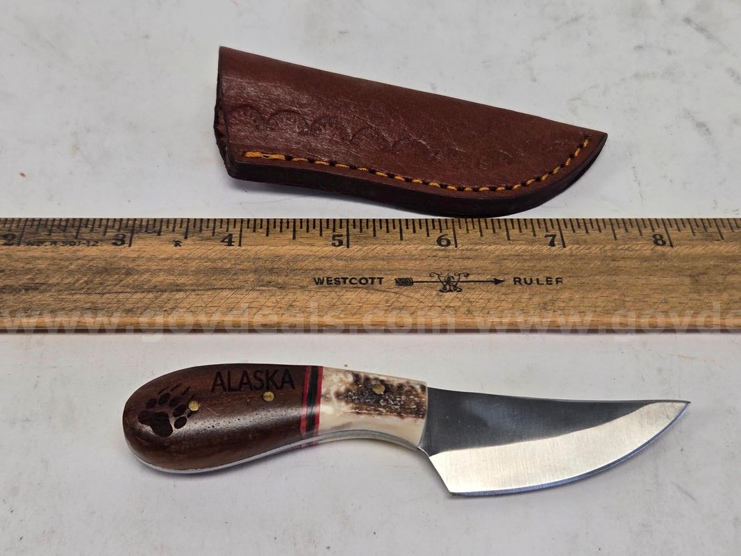 Alaska Bone and Wood Handle Knife (Anchorage, AK)