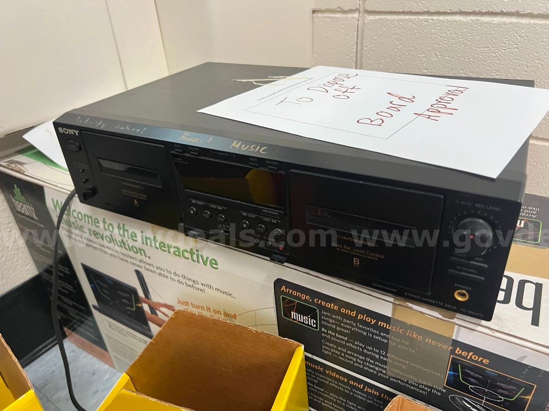 Sony Dual Cassette Player