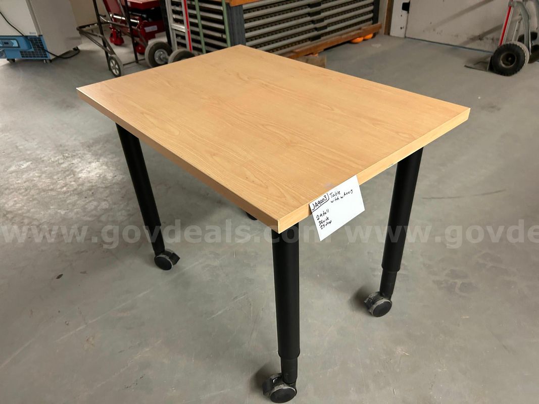 Table with wheels