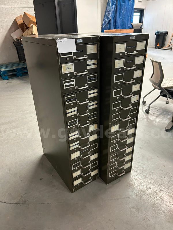 2 Card File Cabinets