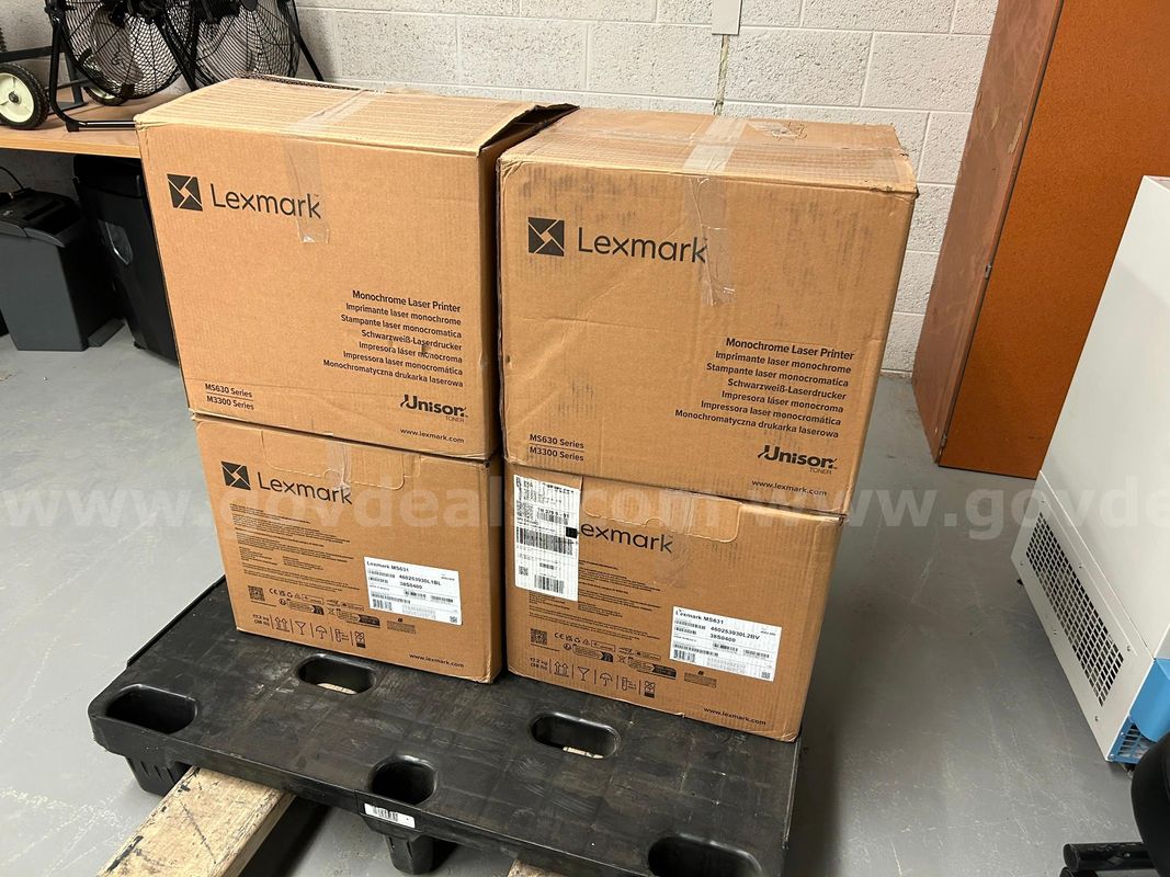 Pallet of 4 Printers