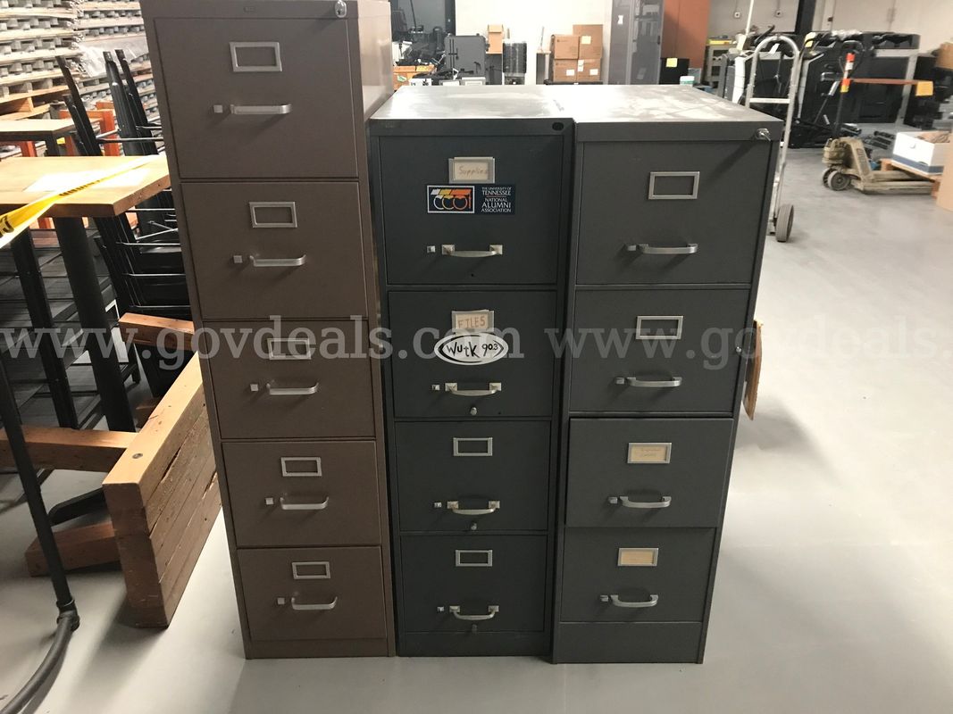 3 Assorted File Cabinets(4 & 5 Drawer)