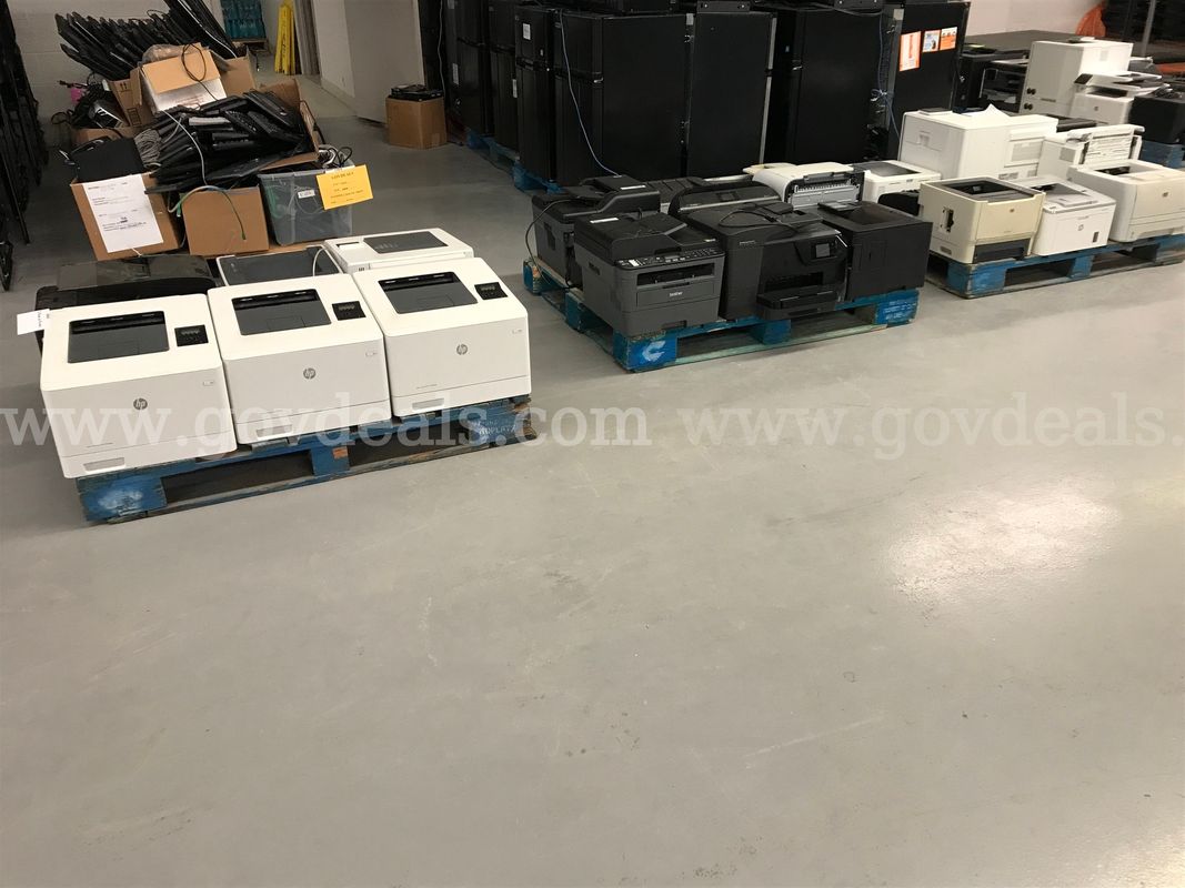3 Pallets of Printers