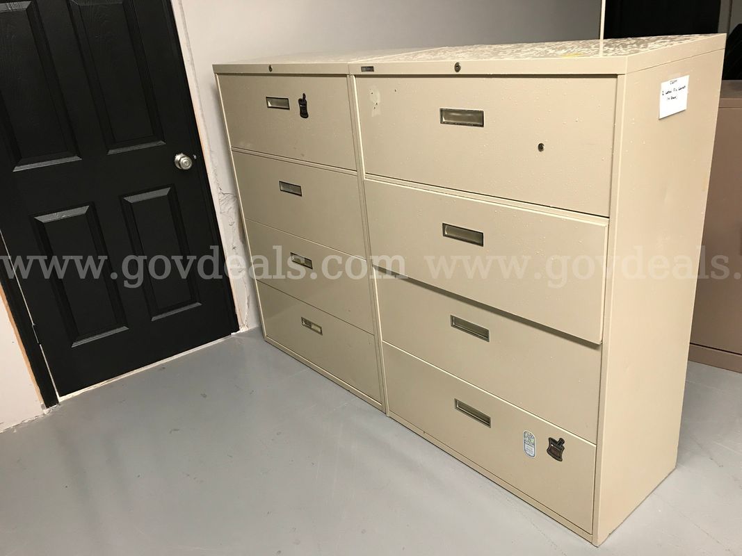 2 Lateral File Cabinets(4 Drawer)