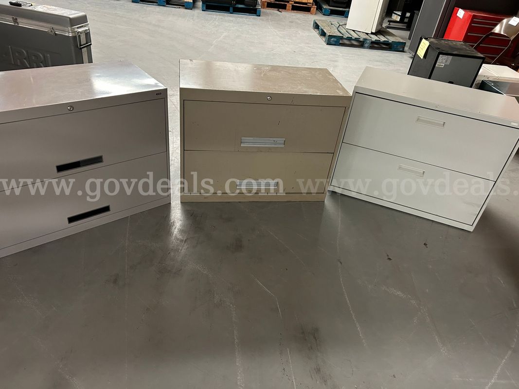 3 File Cabinets(2 Drawer)