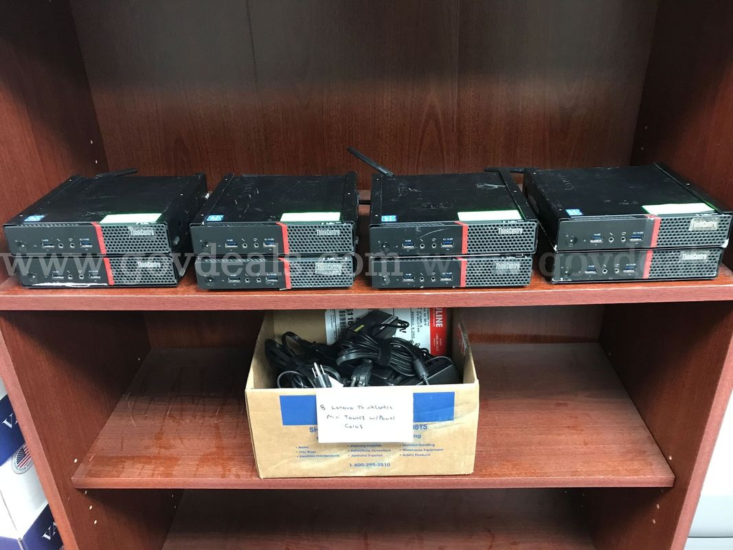 8 Lenovo ThinkCentre Mini Towers w/Power Cords
