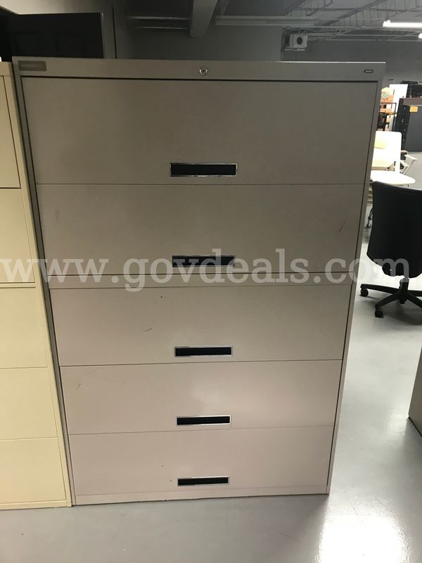 2 Lateral File Cabinets(5 Drawer)