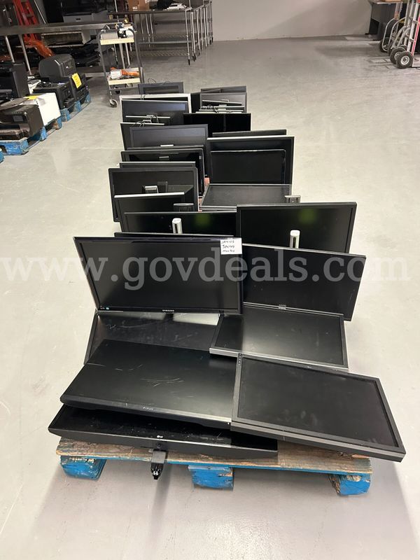 3 Pallets Monitors