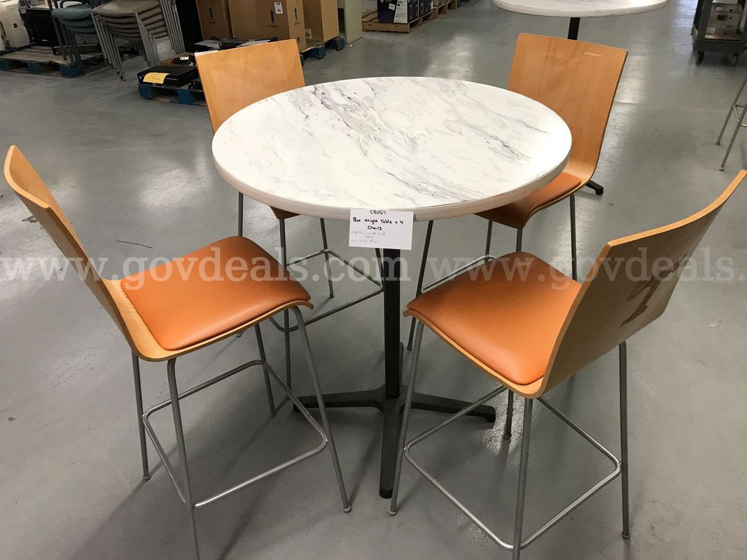 Bar Height Table & 4 Chairs