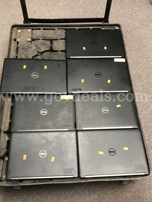 7 Assorted Dell Laptops **NO HDD/SSD *1 w/NO Battery
