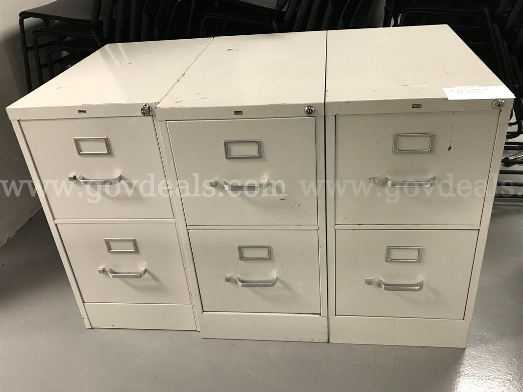3 File Cabinets(2 Drawer)