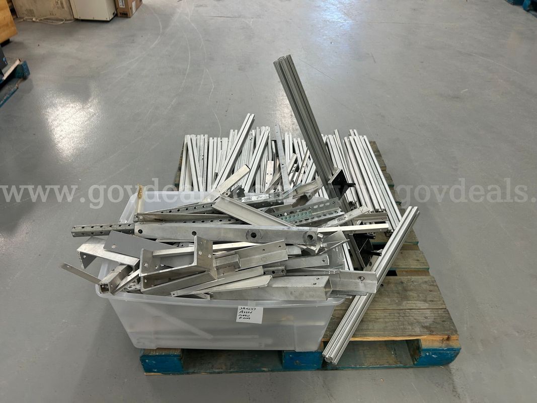 Aluminum and steel pieces
