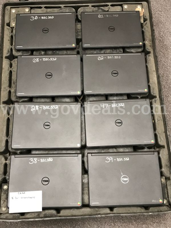 8 Dell Chrombooks **Factory Reset