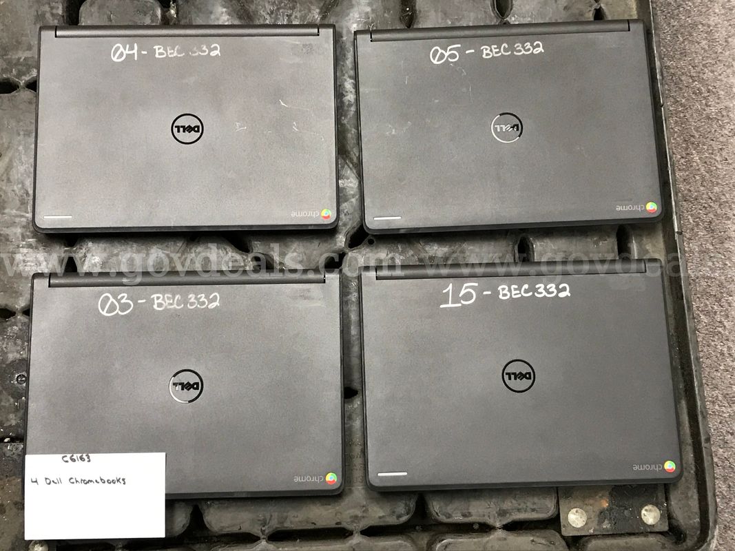 4 Dell Chrombooks **Factory Reset