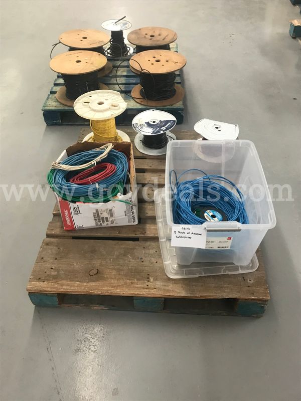 2 Pallets Assorted Cables/Wire