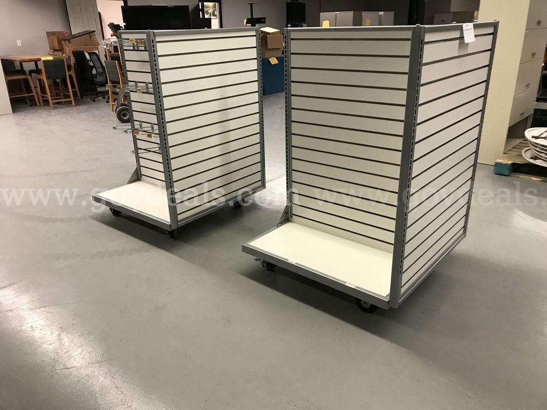 2 Rolling Shelf Displays