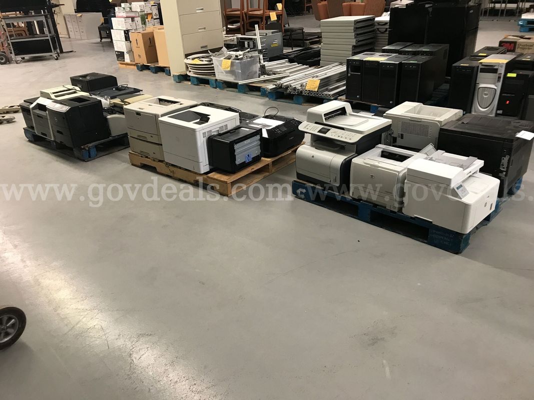 3 Pallets of Printers
