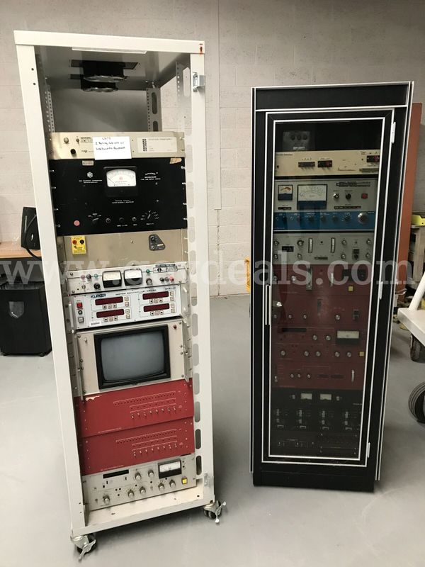 2 Rolling Cabinets w/Lab & Scientific Equipment