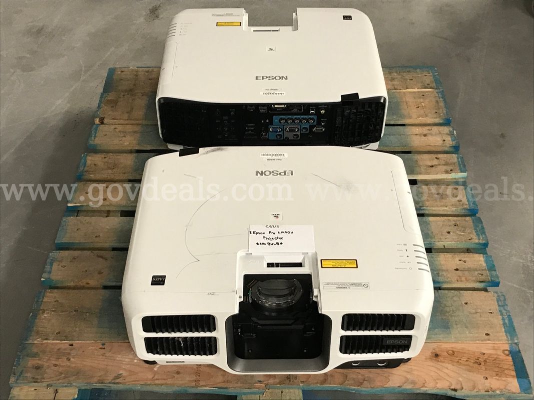 2 Epson Pro L1490U Projectors **NO Bulbs