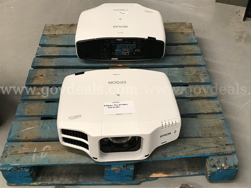 2 Epson Pro G7400U Projectors **NO Bulbs