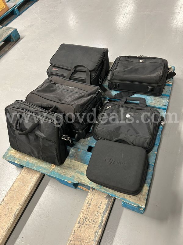 pallet of assorted empty bags