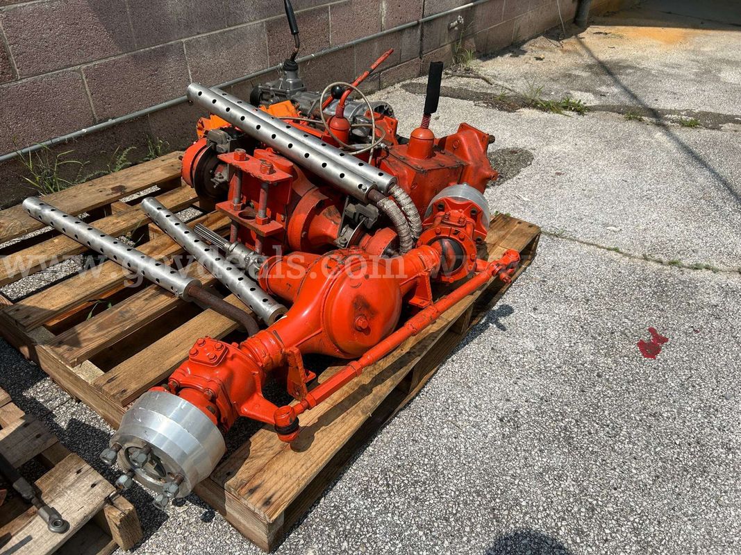 Pallet of assorted ag equipment parts