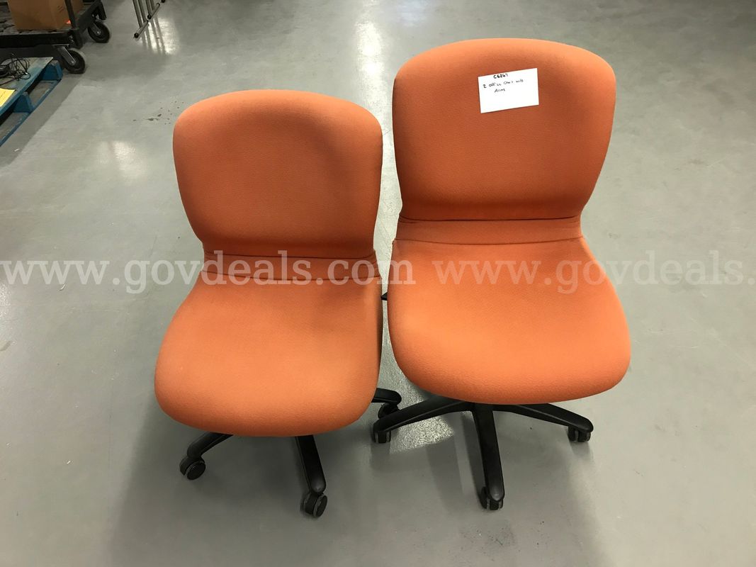 2 Office Chairs w/o Arms