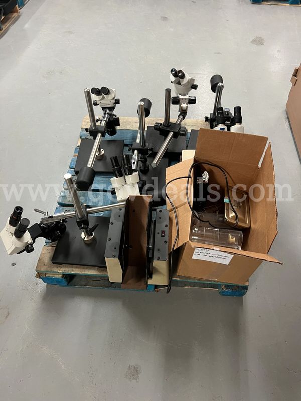 Pallet of Microscopes & Lab Equipment