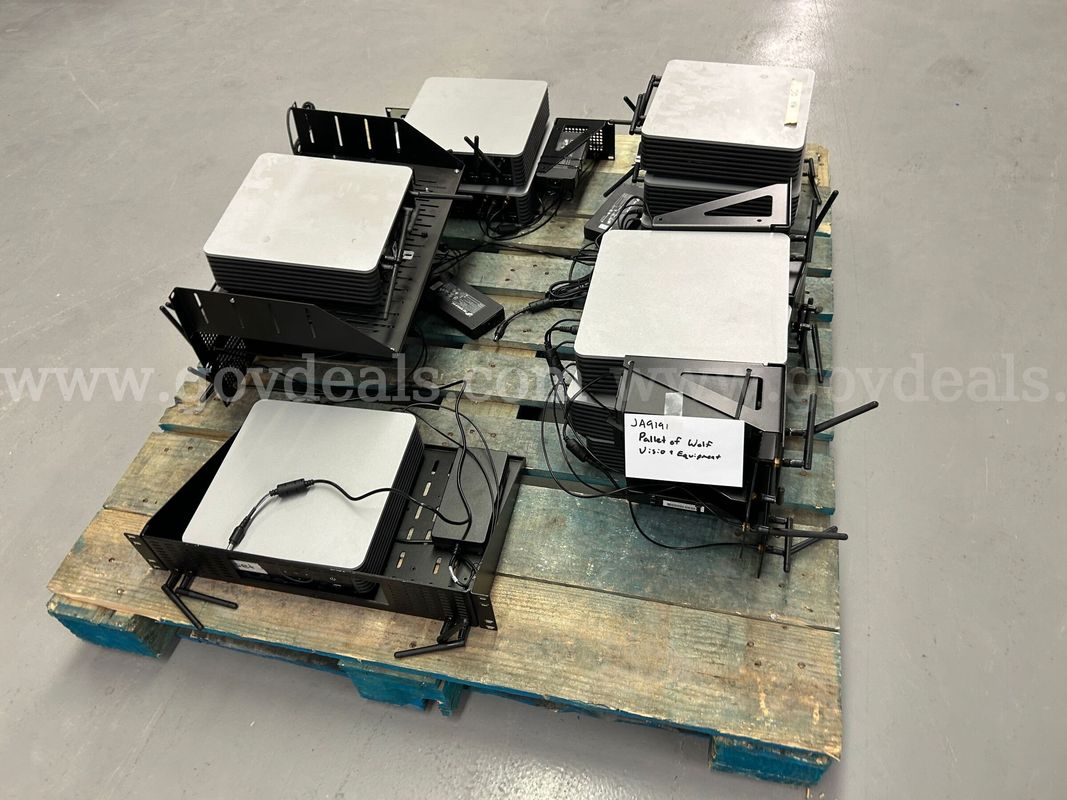 pallet of Wolf vision equipment