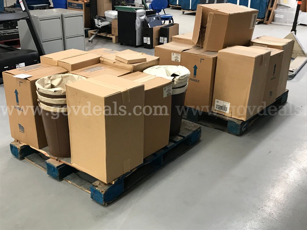 2 Pallets of Trash Cans